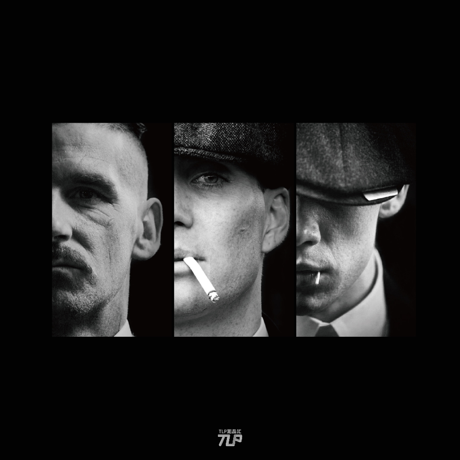 TLP镂空车贴 Peaky Blinders浴血帮剃刀汤米谢尔比Shelby防水贴纸-图1