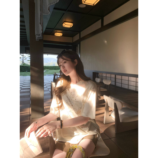 TMHSTUDIO200g ເສື້ອຍືດແຂນສັ້ນພິມ