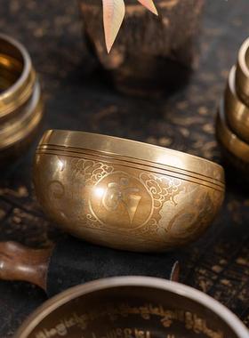 提神钵音碗梵音颂钵摆件