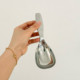Foreign trade original single eating snail noodle spoon 304 stainless steel big head spoon soup common rice spoon high-end food grade ins style