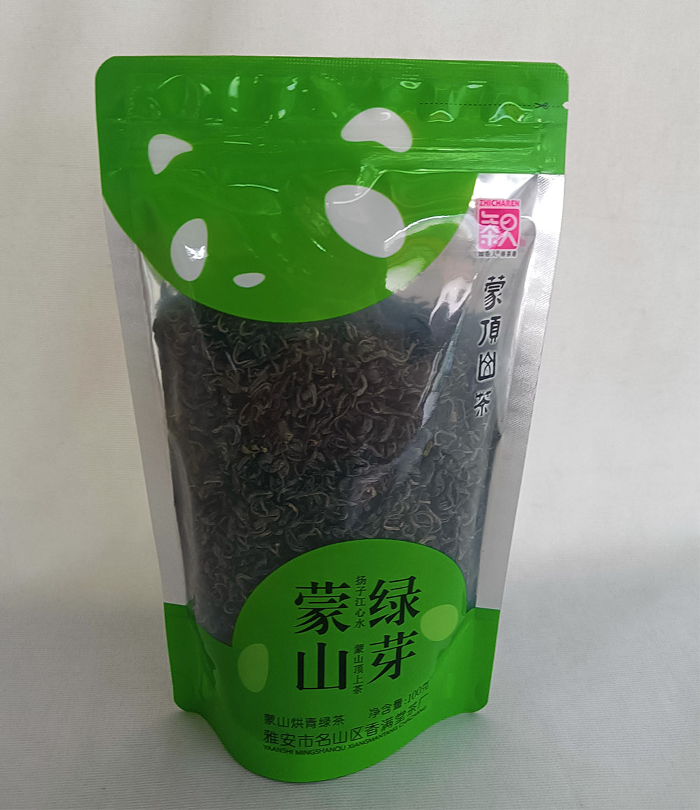 四川雅安蒙山烘青绿茶 新茶 2024年知茶人蒙山绿芽绿茶100g 袋散 - 图1