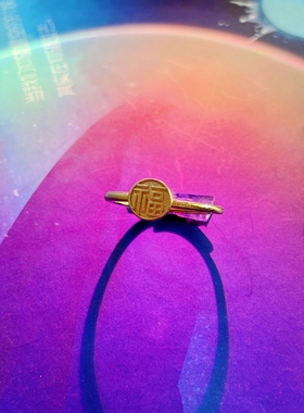 女镀金ins性价比高开口指环