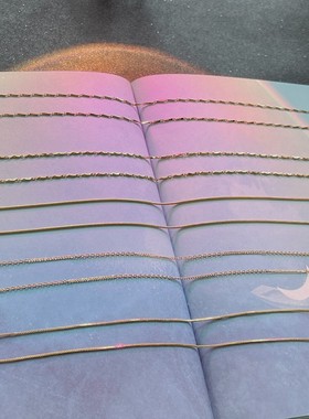 镀金蛇骨链盒子链女款个性锁骨链