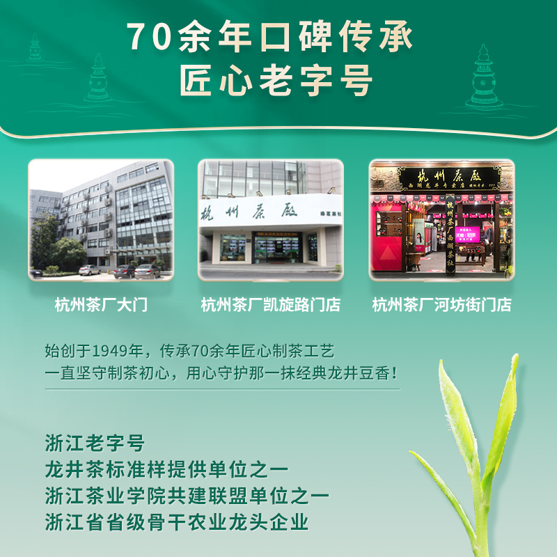 2024新茶上市西湖牌明前特级精选龙井茶绿茶春茶正宗官方旗舰店 - 图3