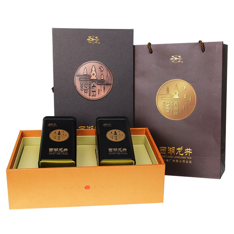 西湖茶叶旗舰店新茶西湖牌明前特级精选西湖龙井茶叶250g茶叶礼盒装绿茶春茶3