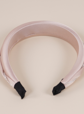 水钻发箍韩系百搭发饰法式高颅顶压发头箍hair hoop hair band