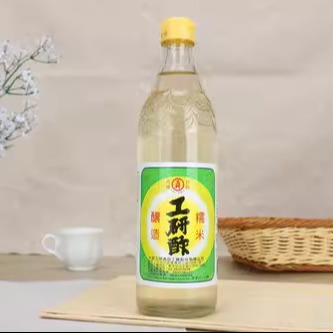 台湾进口工研乌醋/工研白醋 600ml酿造醋-图1