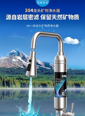 史蒂夫净化器家用直饮水龙头自来水过滤器史帝夫厨房冷热水净水机