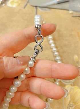 【BW珍珠】11mm巴洛克澳白色珍珠项链特价99一条了