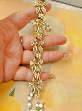 【BW中古】西德打标中古花园款项链，浓金琉璃的搭配绝美，显气质