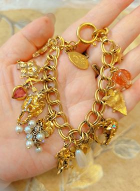 【BW中古】KF(Kirks folly)打标炫彩手链，可做多个吊坠难得一条