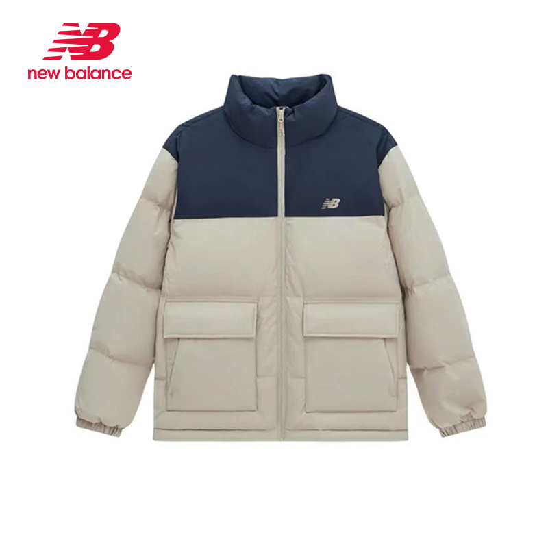 NEW BALANCE NB羽绒服男女款冬季新款立领保暖运动外套 AMJ34304