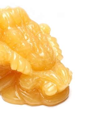 包邮黄玉石赡蜍摆件铜三脚金蟾