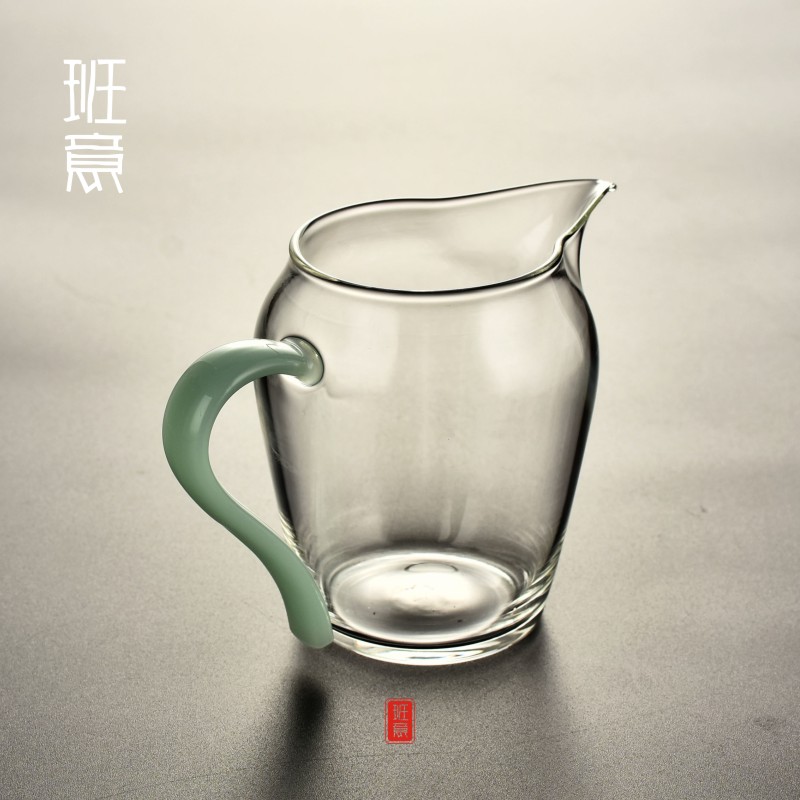 班意 日式公道杯加厚玻璃分茶器茶海功夫茶具配件耐热公杯倒茶器 - 图1