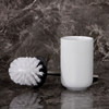 Solxin simple ceramic bathroom toilet brush set