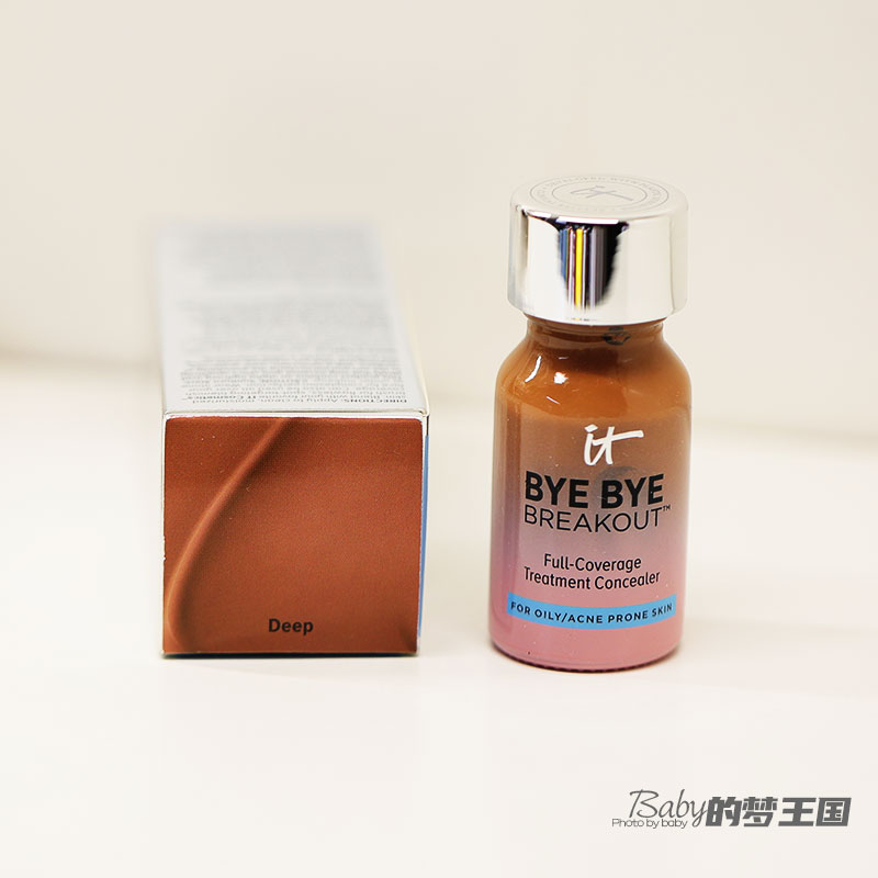 美国 IT cosmetics痘痘遮瑕液 Bye Bye breakout #deep深色10.5ml - 图0