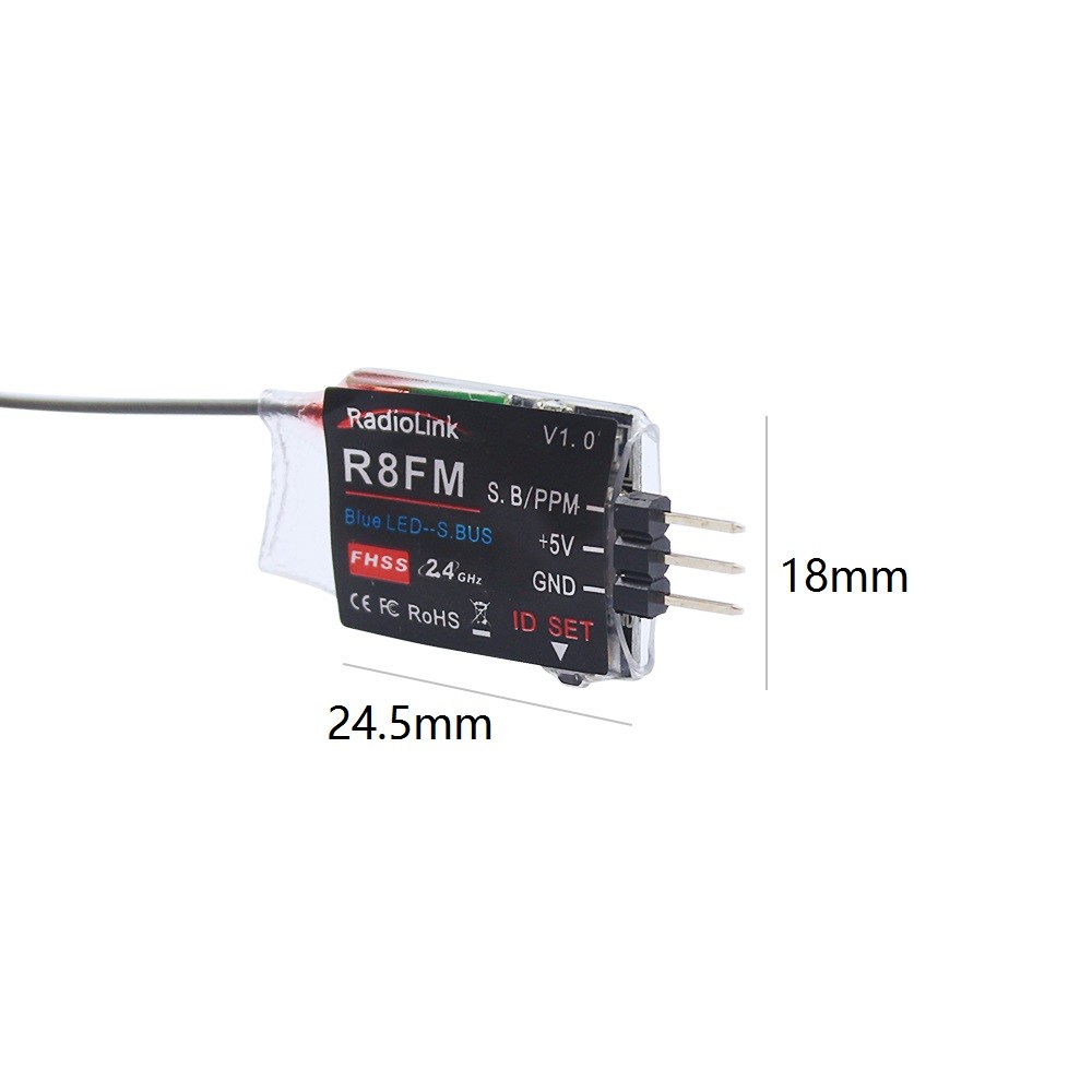 乐迪枪控车用陀螺仪接收机R8EF/R8FM/R8SM/R8FG/R7FG/R6FG/R4FGM - 图3