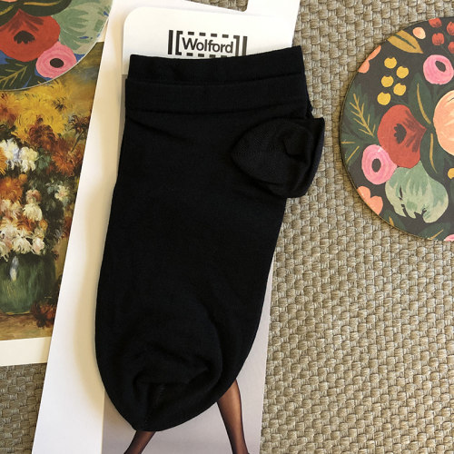 年末狂欢5折 Wolford Sneaker Cotton柔棉隐形船袜 45018-图2