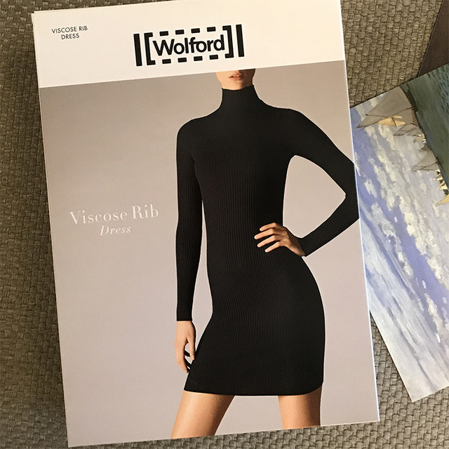 wolford viscose rib dress