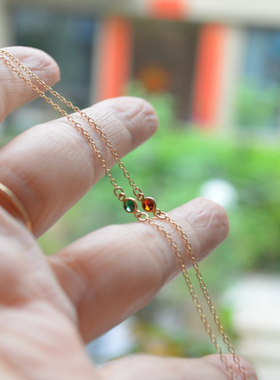 芬西手作14k包金美国14k包金镶钻手链diy饰品配件轻奢