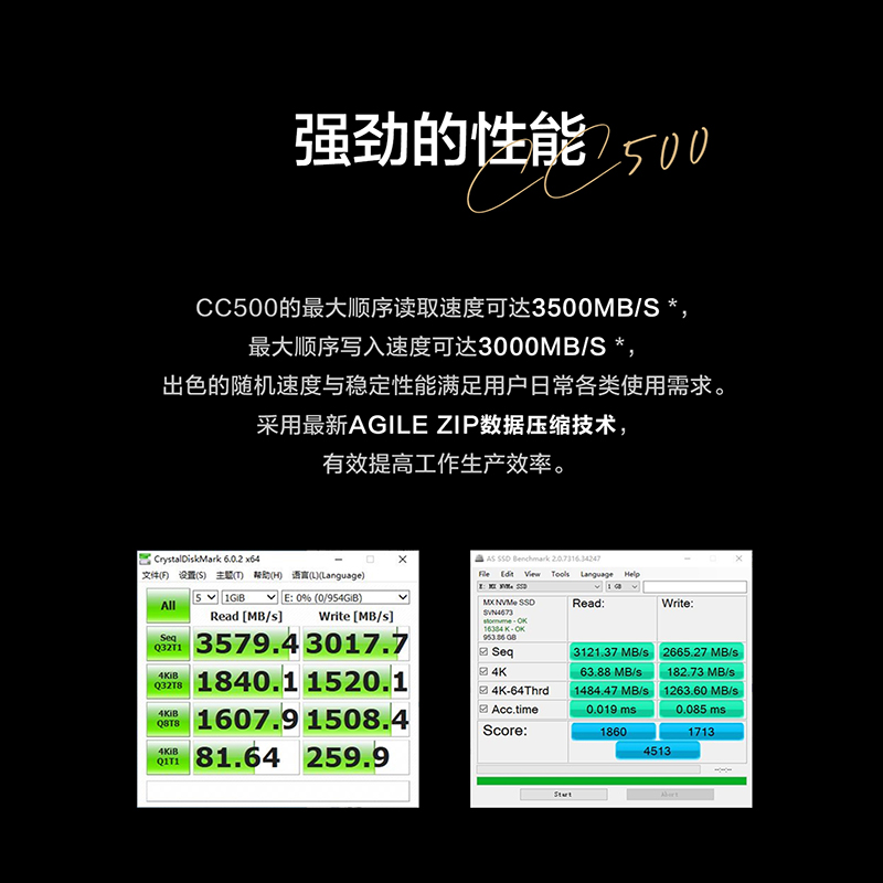 海康威视cc500 1tb SSD固态硬盘512g M.2 2tb NVMe固态硬盘m2 - 图0