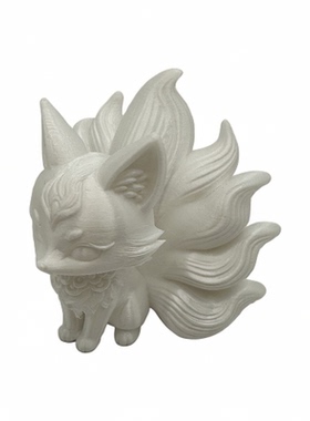 3D打印九尾灵狐招财玄关摆件