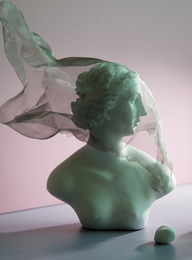 面纱维纳斯书架艺术摆件