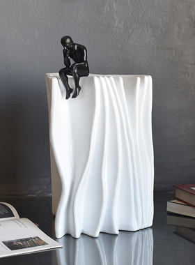 沉思者抽象摆件样板间书柜装饰品