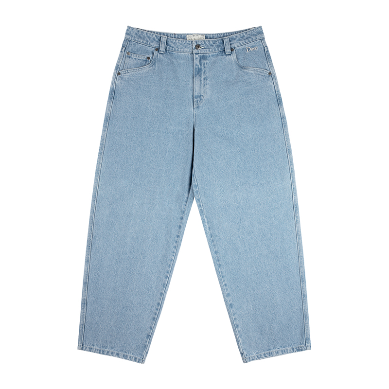 Dime Classic Baggy Denim Pants运动街头滑板直筒宽松牛仔长裤潮 - 图3