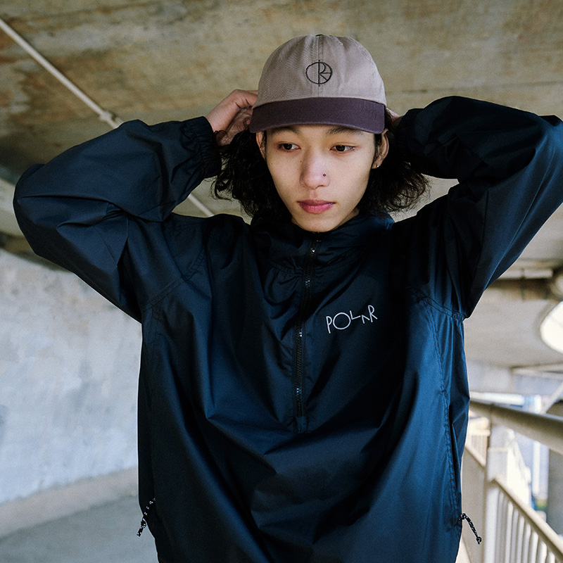 潮物Woo Polar Skate Co Packable Anorak 半拉链防水冲锋衣夹克 - 图0