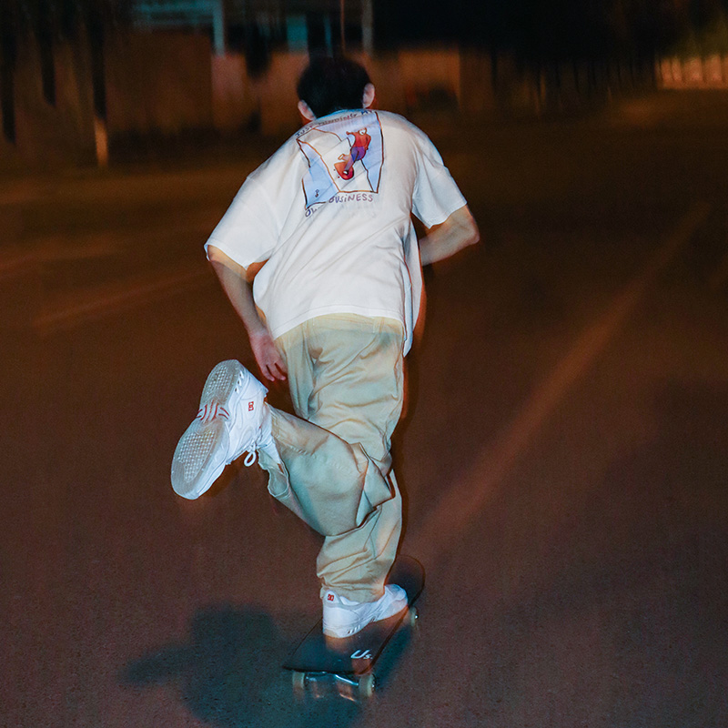 潮物Woo Polar Skate Co My Own Business Tee 滑板印花短袖T恤潮 - 图2