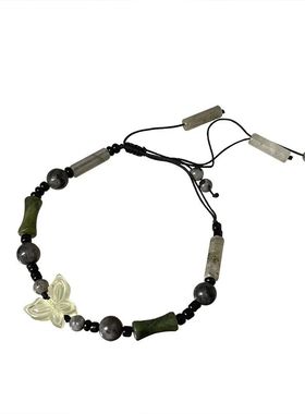 新中式古风闺蜜手链清冷感蝴蝶手绳复古国风手饰高颜值学生党礼物