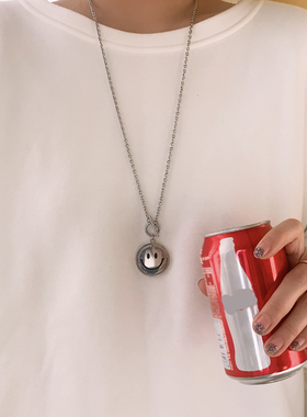 可旋转不掉色ins冷淡风毛衣项链