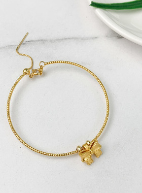 极细转运珠手镯手链穿珠沙金