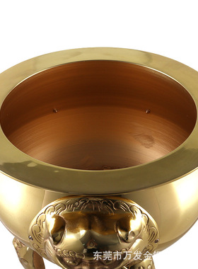黄铜寺院室外特大佛前供香摆件