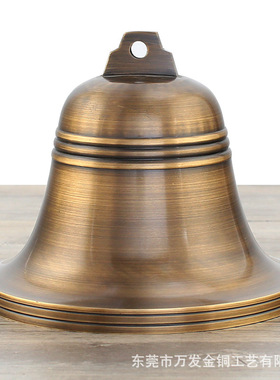 课堂户外铜钟黄铜加厚敲钟复古