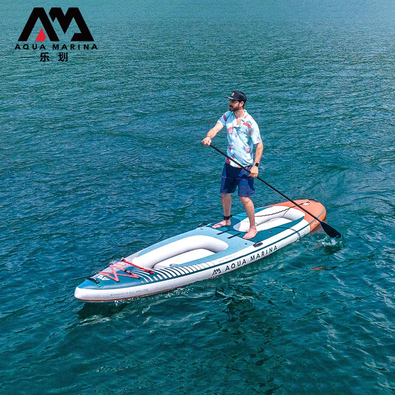 Aquaamarina, дорожка для рыбалки на доске весла, азиатская лодка гребной байдарки, каноэ, доска для рыбалки, лодка для рыбалки