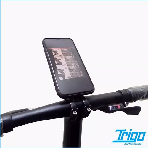 TRIGO自行车铝合金手机码表支架Birdy3代台鸟可装Gopro车前灯1940 - 图2