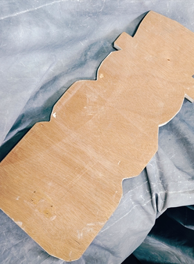 设计款孤品雪人造型木质大装饰牌摆件（可以自己diy）