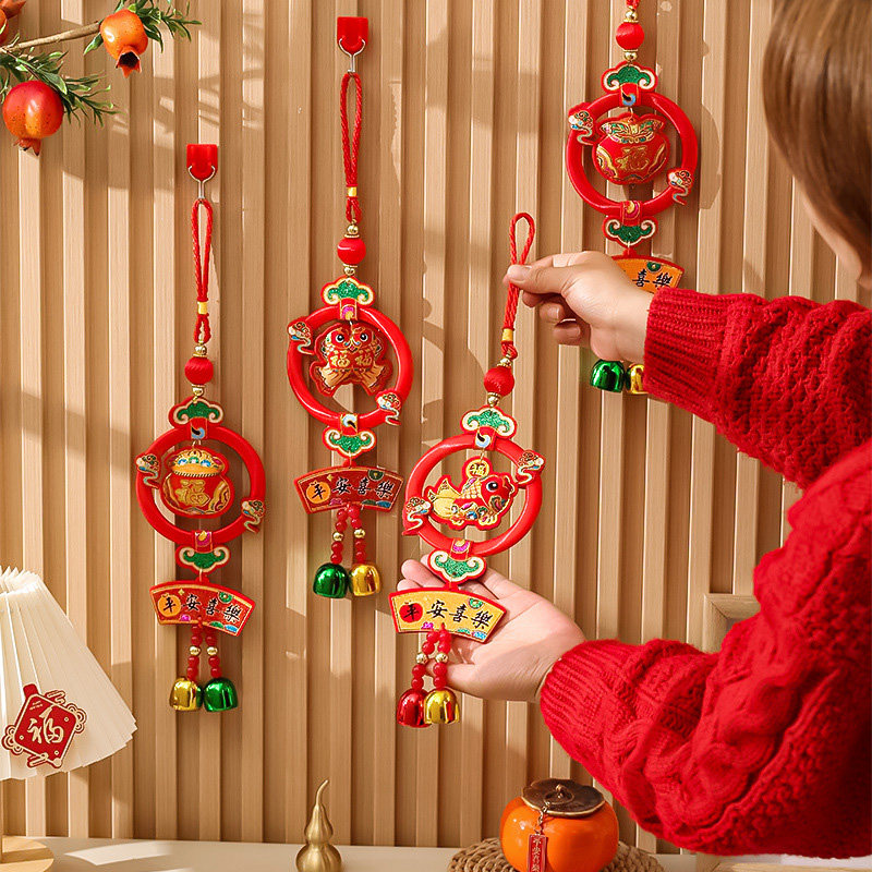 新年挂件春节装饰过年新款客厅布置丝圈挂饰春节用品,淘宝优惠券,粉丝福利购,淘宝优惠卷