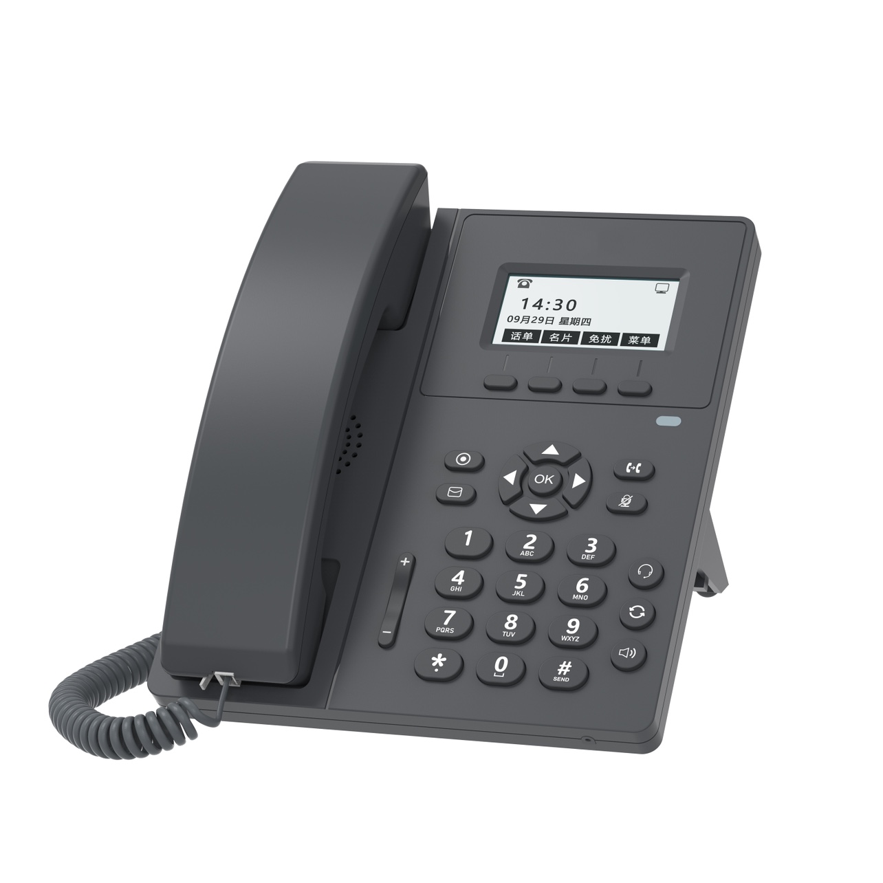 微铃IP话机V100 V610W网络座机SIP办公电话无线WIFI话机POE供电 - 图0
