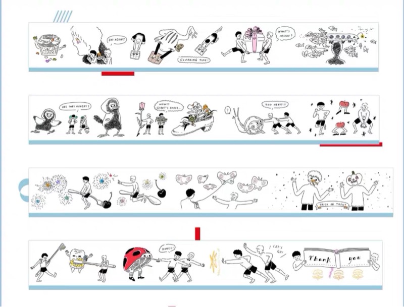 分装|maze2019秋季新品our story our trip盐系ins风和纸pet胶带-图2