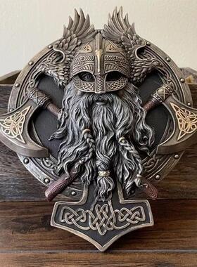 维京VIKING海盗 Amon Amarth 厄运之山乐队 奥丁壁挂 维京狂战士