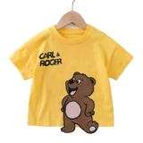 Трехмерная летняя футболка с коротким рукавом для мальчиков, детская летняя одежда, детская одежда, 1 лет