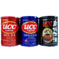 Japan Imported Ucc Yo-yo Poetry Original Taste Charcoal Burning Combined Roasted Coffee Powder 400g Fragrant pure black baking Linage