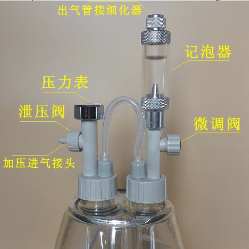 鱼缸二氧化碳发生器低压版  co2套装 自制DIY二氧化碳钢瓶套装 - 图3