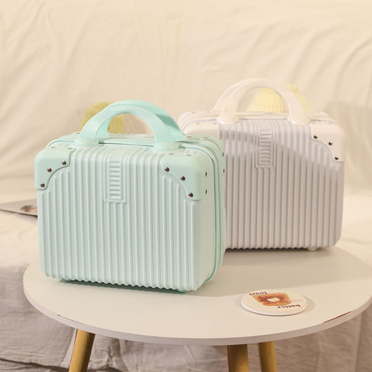 Cosmetic bag 16 inch combination lock suitcase