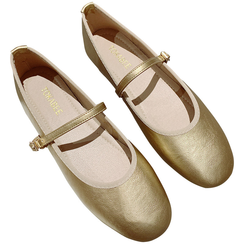 2025年新款香风浅口圆头百搭一字玛丽珍鞋女舒适软底单鞋平底鞋,淘宝优惠券,粉丝福利购,淘宝优惠卷