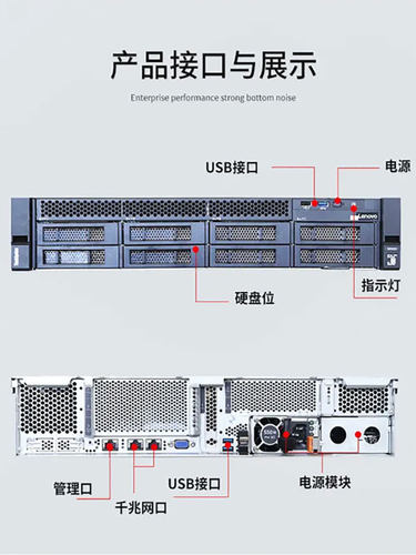 联想机架式服务器2UX3650M5SR658HR650XSR588双万兆超融合存储8T - 图2