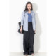 ເສື້ອຢືດ cardigan ແຂນຍາວສີ linen ງ່າຍດາຍແບບ Retro